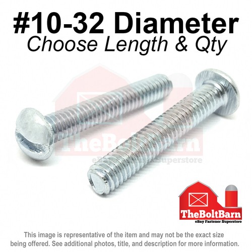 Slotted round head - #10-32,